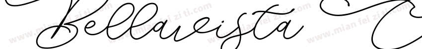 Bellavista Condensed字体转换